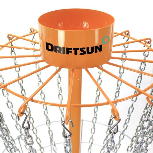  Driftsun Typhoon Disc Golf Basket - Portable Heavy Duty Disc Golf Practice Goal Target