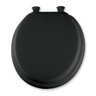Mayfair Round Padded Toilet Seat in Black