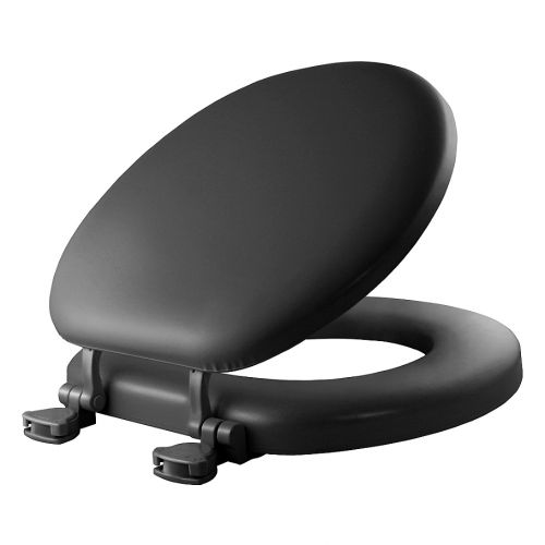  Mayfair Round Padded Toilet Seat in Black