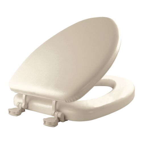  Mayfair Elongated Padded Toilet Seat in Bone