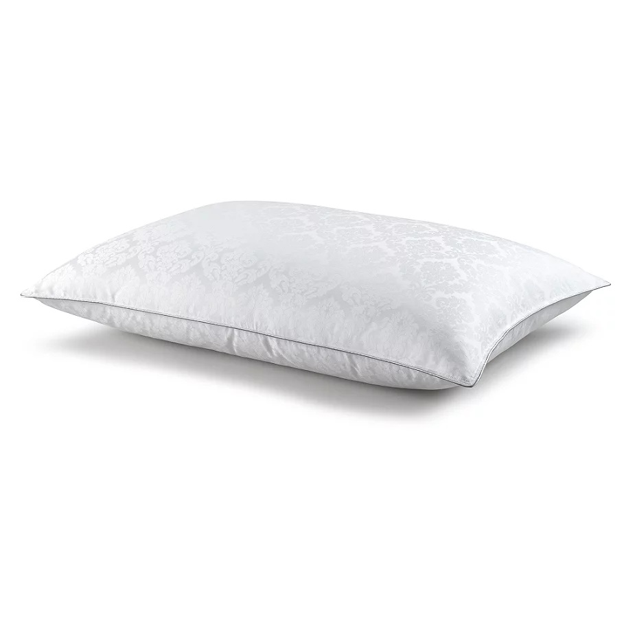 Wamsutta Collection Back Sleeper White Goose Down Pillow in White