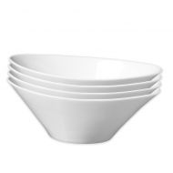 Fortessa Accentz 8-Inch Oval Dipping Bowls in White (Set of 4)