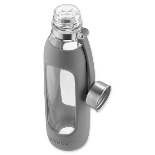  Contigo Purity 20 oz. Glass Water Bottle with Tethered Lid