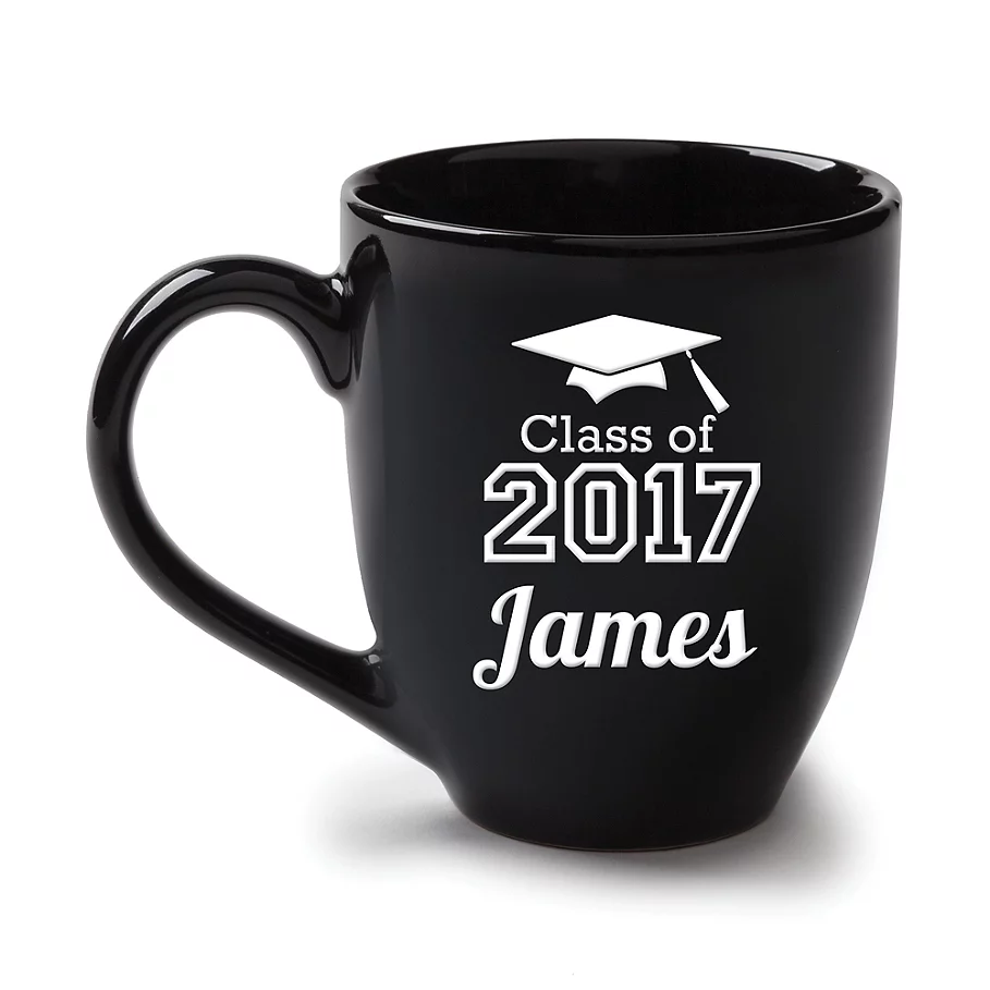 Graduation Bistro Mug in Black