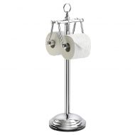 Dual Toilet Tissue Stand in Chrome