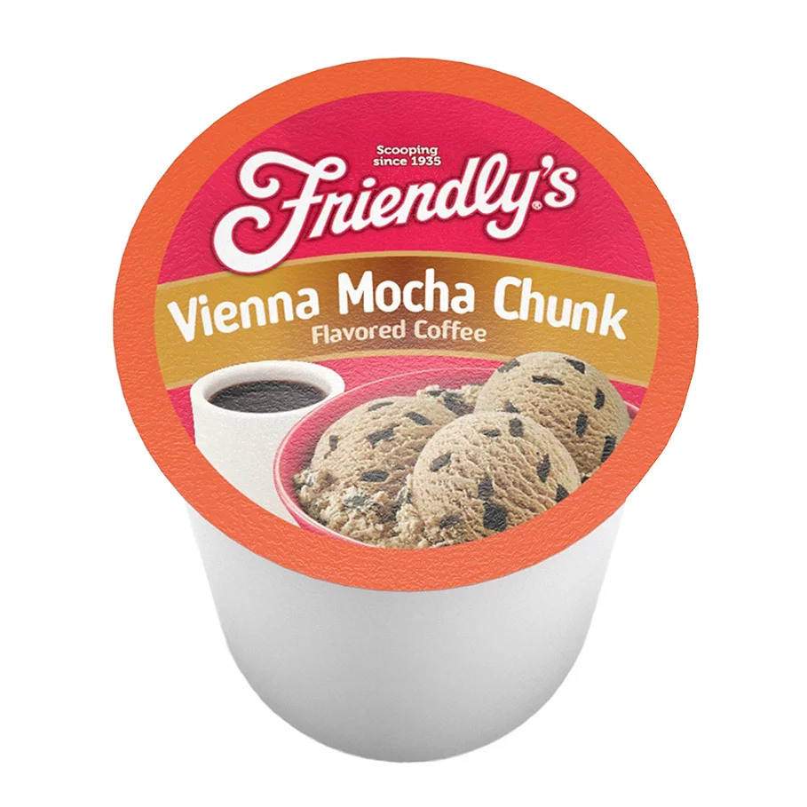  Friendly's 18-Count Vienna Mocha Chunk Coffee for Single Serve Coffee Makers