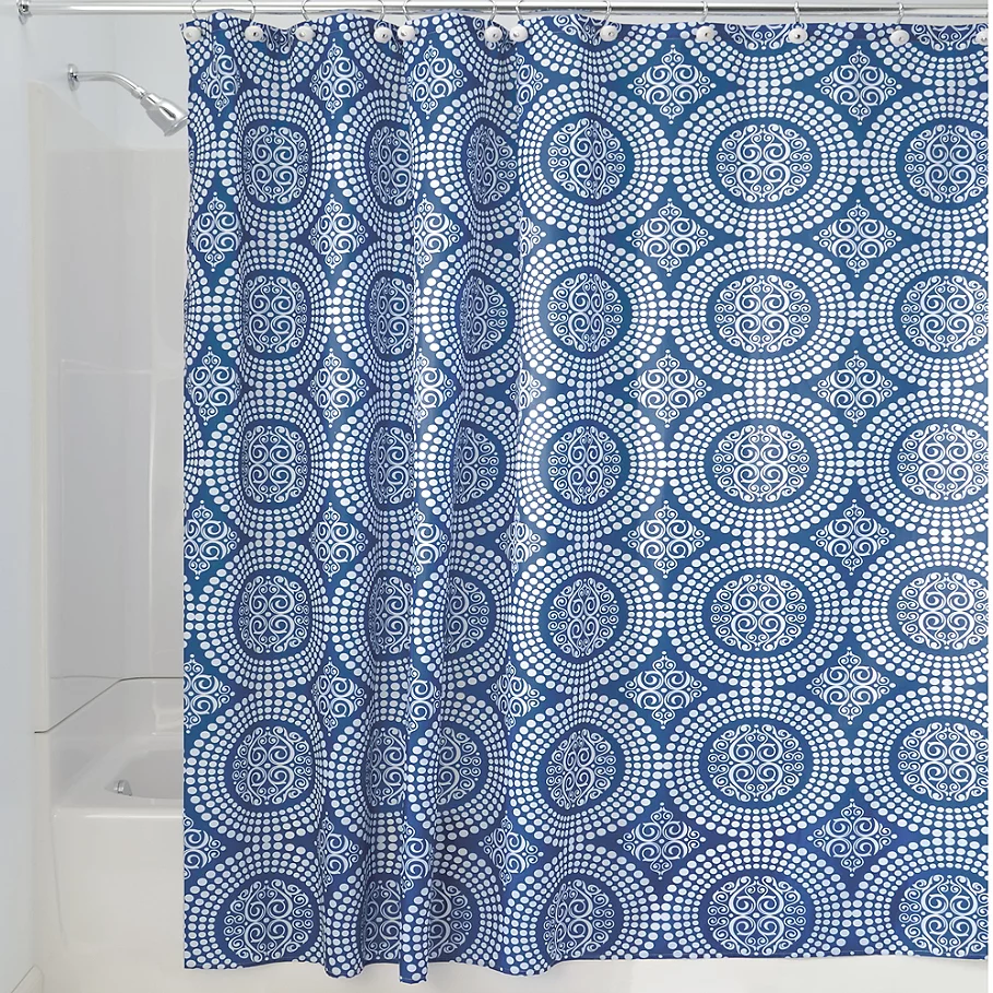 InterDesign iDesign Medallion Shower Curtain
