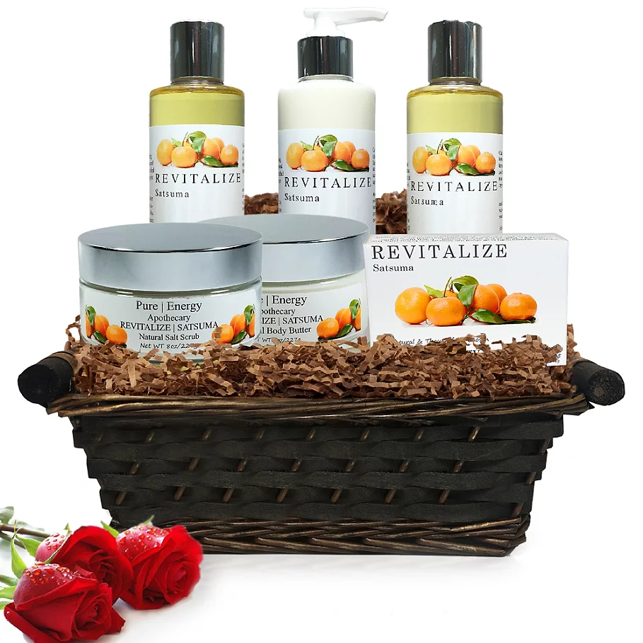 Pure Energy Apothecary Ultimate Body Satsuma Gift Set with Basket