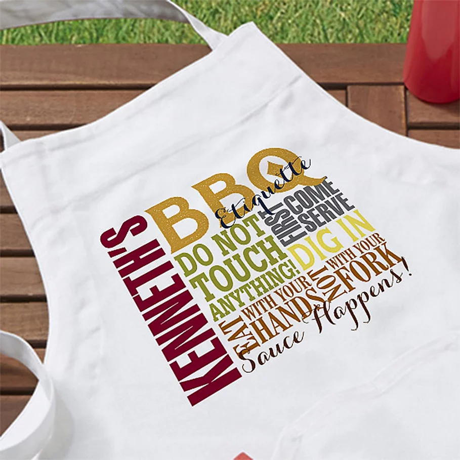 Barbecue Rules Apron