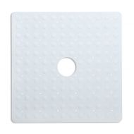 SlipX Solutions Square Safety Shower Mat in White