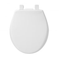 Mayfair Round Closed Front Plastic Toilet Seat with Whisper Close and iLumaLight in White