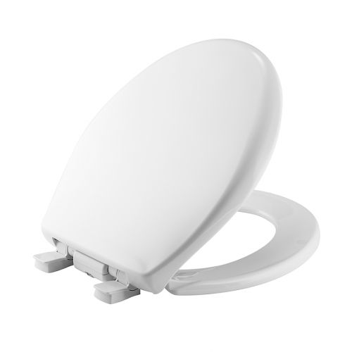  Mayfair Round Closed Front Plastic Toilet Seat with Whisper Close and iLumaLight in White