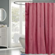 Cotton Twill 72-Inch x 72-Inch Fabric Shower Curtain in Pink