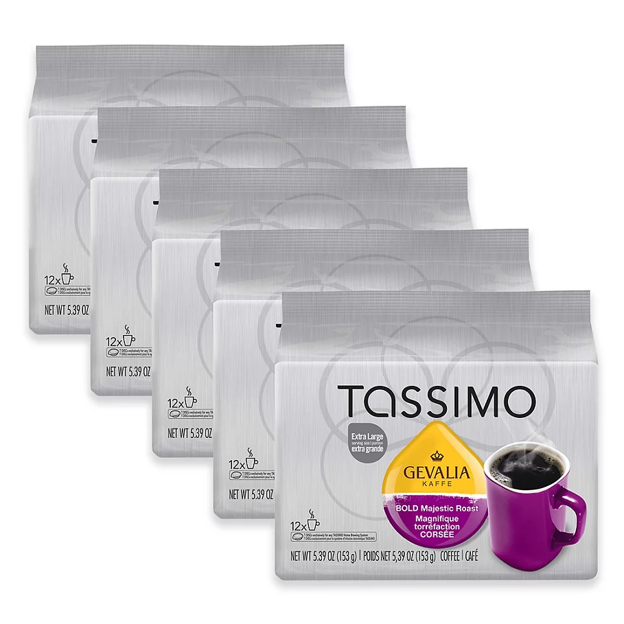 Gevalia 60-Count Bold Majestic Roast Coffee T DISCs for Tassimo™ Beverage System