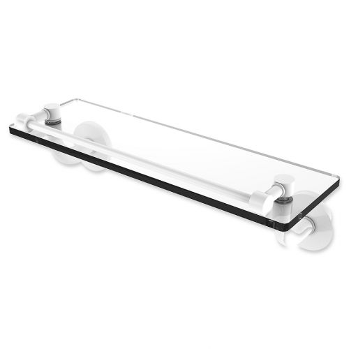  Allied Brass Remi Collection Glass Vanity Shelf with Gallery Rail