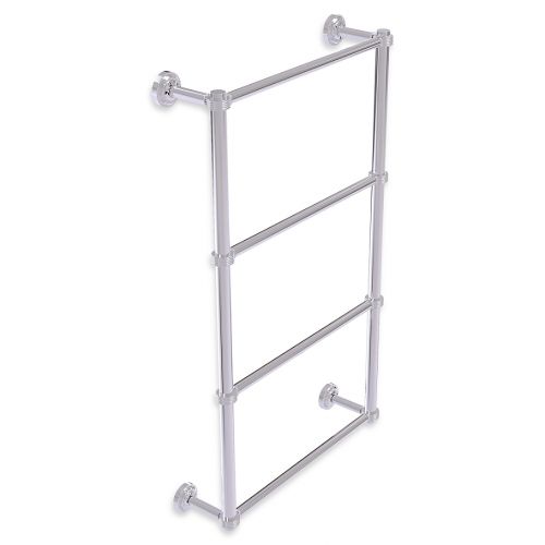  Allied Brass Dottingham Collection 4-Tier Ladder Towel Bar with Groovy Detail