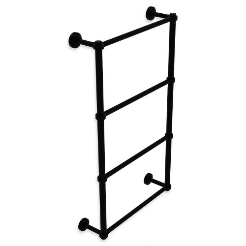 Allied Brass Dottingham Collection 4-Tier Ladder Towel Bar with Groovy Detail