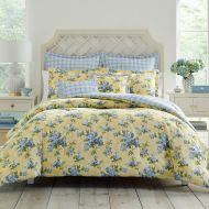 Laura Ashley Cassidy Twin Comforter Set in Yellow