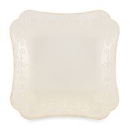 Lenox French Perle Square Dinner Plate in White