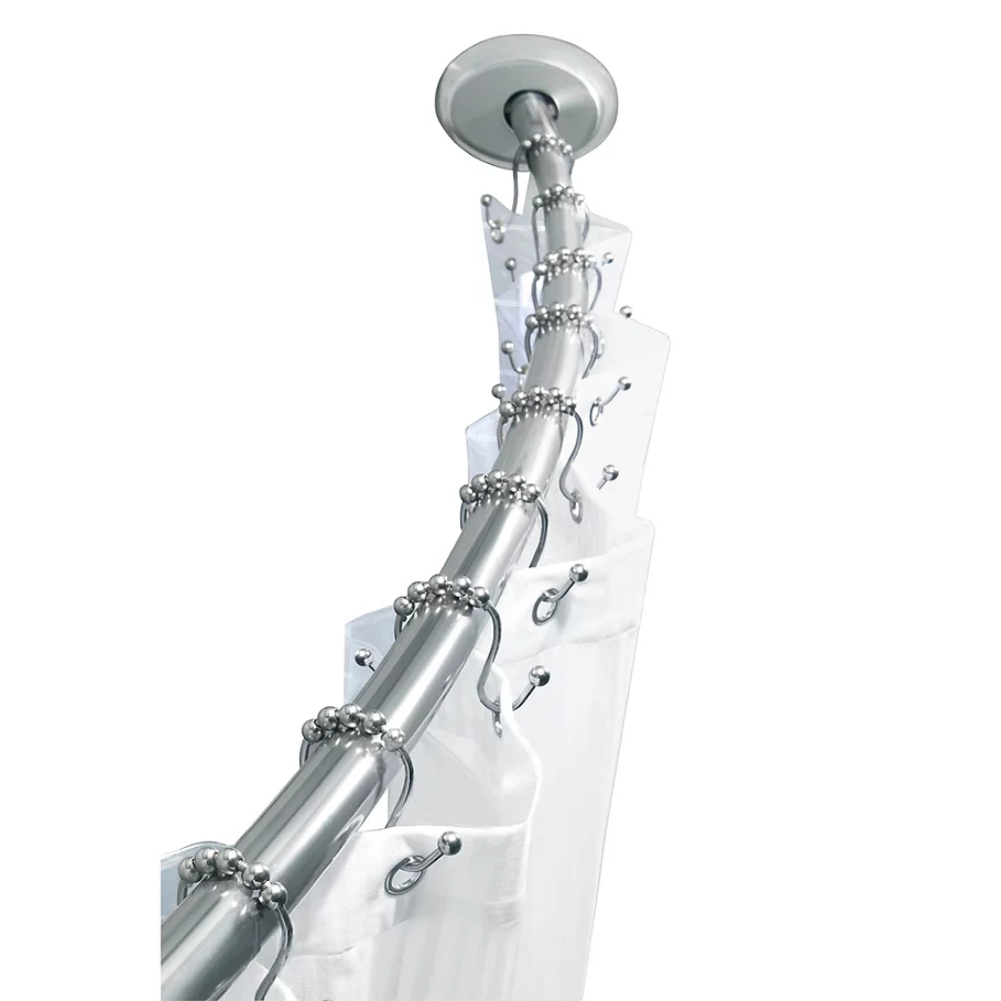 TITAN™ Stainless Steel Dual Install Curved Shower Rod