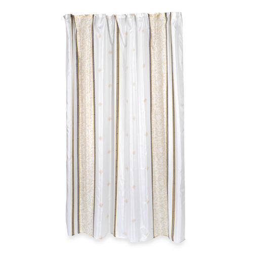  Ashley 70-Inch x 84-Inch Fabric Shower Curtain
