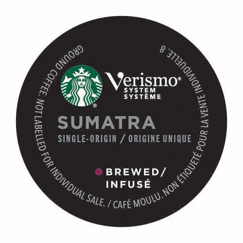 스타벅스 Starbucks Verismo™ 12-Count Sumatra Single Origin Brewed Coffee Pods