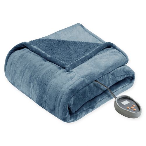 뷰티레스트 Beautyrest Microlight-to-Berber Reversible Heated Blanket