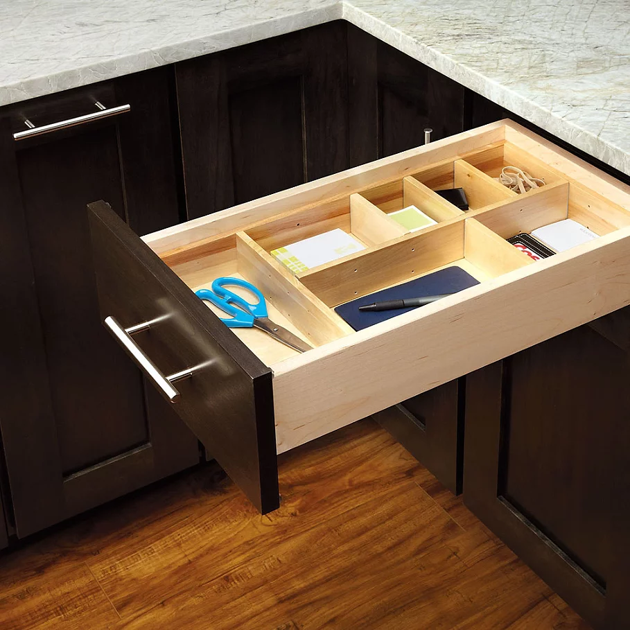  Rev-A-Shelf Adjustable Wood Drawer Organizer Kit