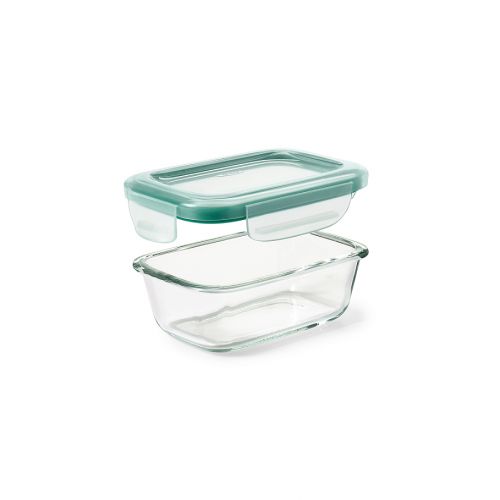 옥소 OXO Good Grips Smart Seal Rectangle Glass Snap Container