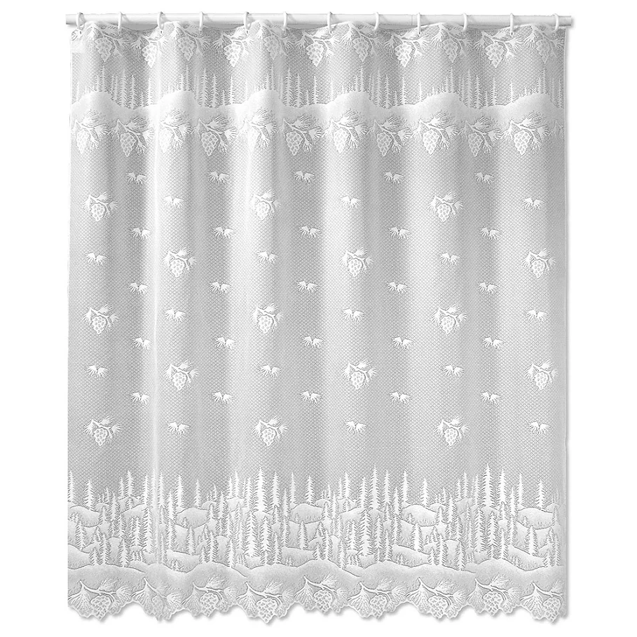 Heritage Lace Pinecone Shower Curtain