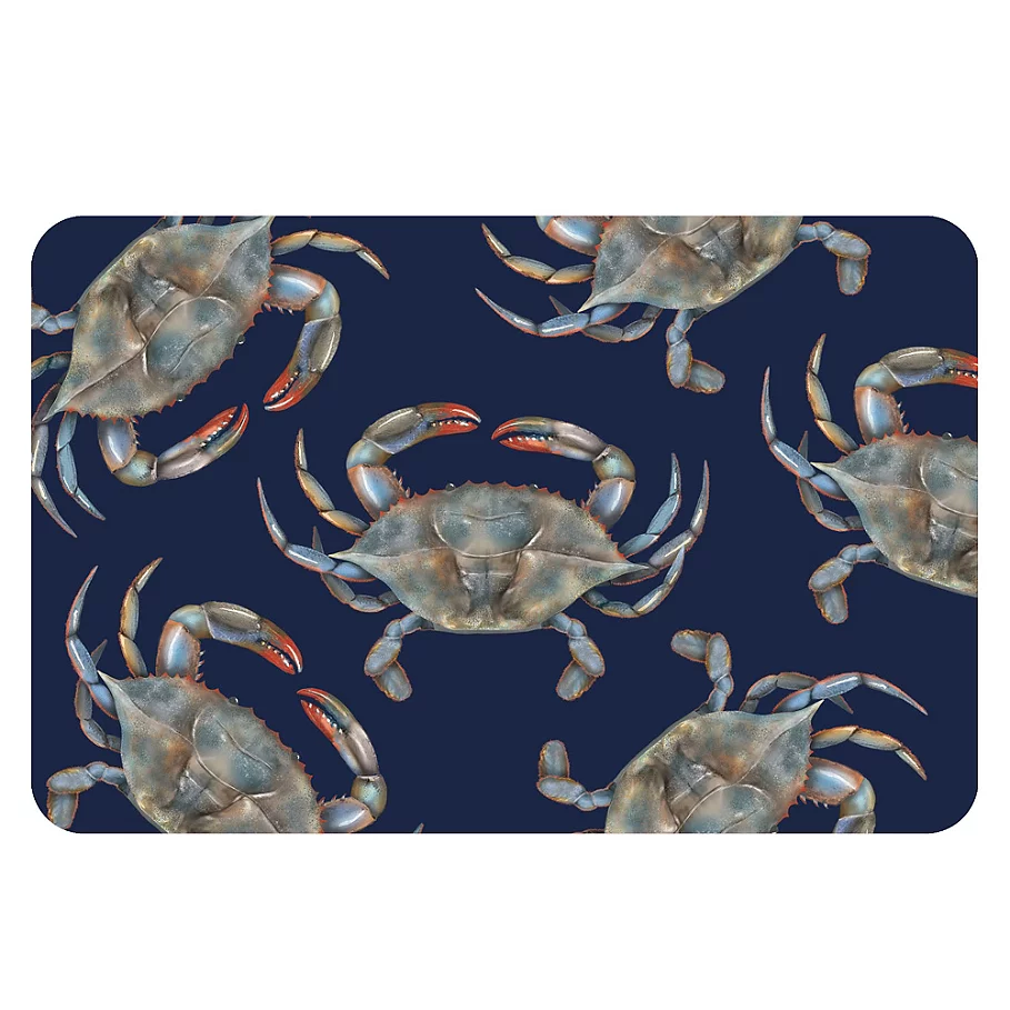  The Softer Side by Weather Guard™ Blue Crabs Kitchen Mat
