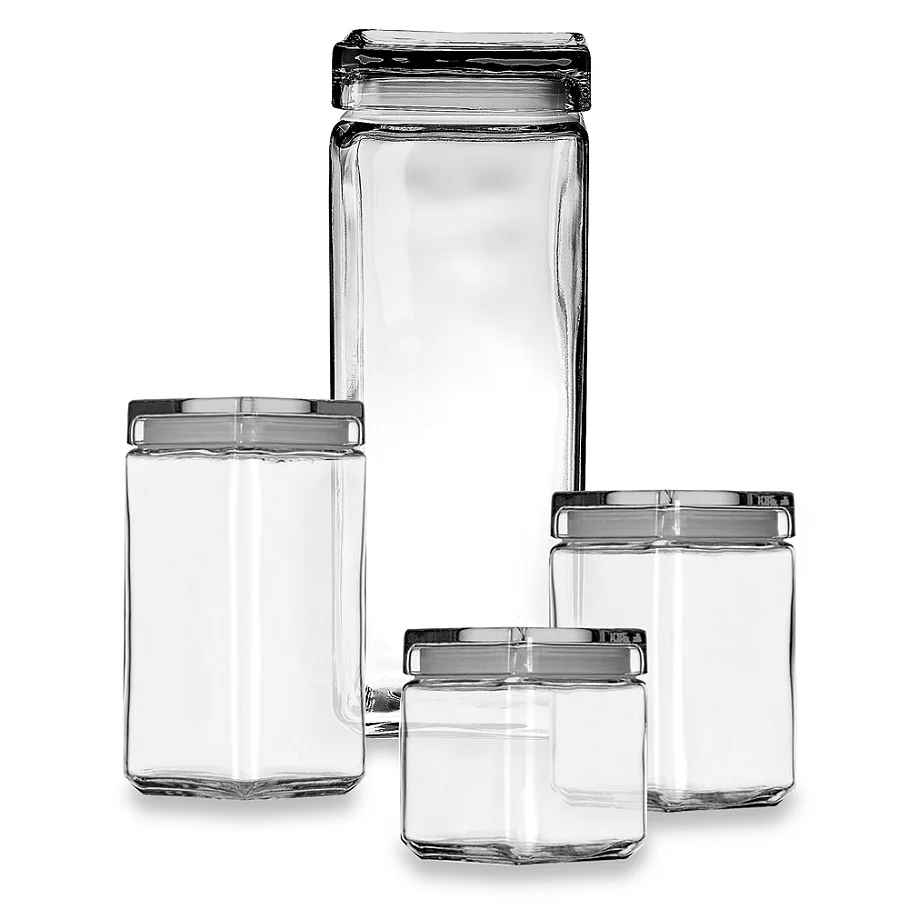 Anchor Hocking Stackable Square Canisters