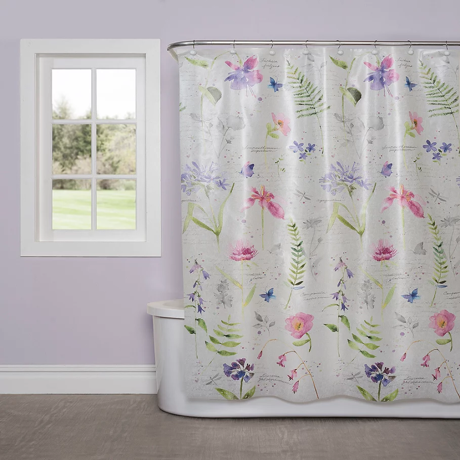 Soft Nature PEVA Shower Curtain