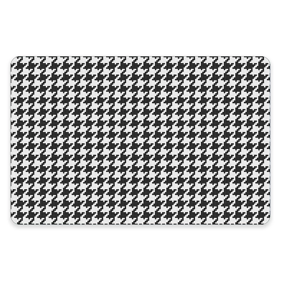 Premium Comfort by Weather Guard™ 22-Inch x 31-Inch Houndstooth Kitchen Mat