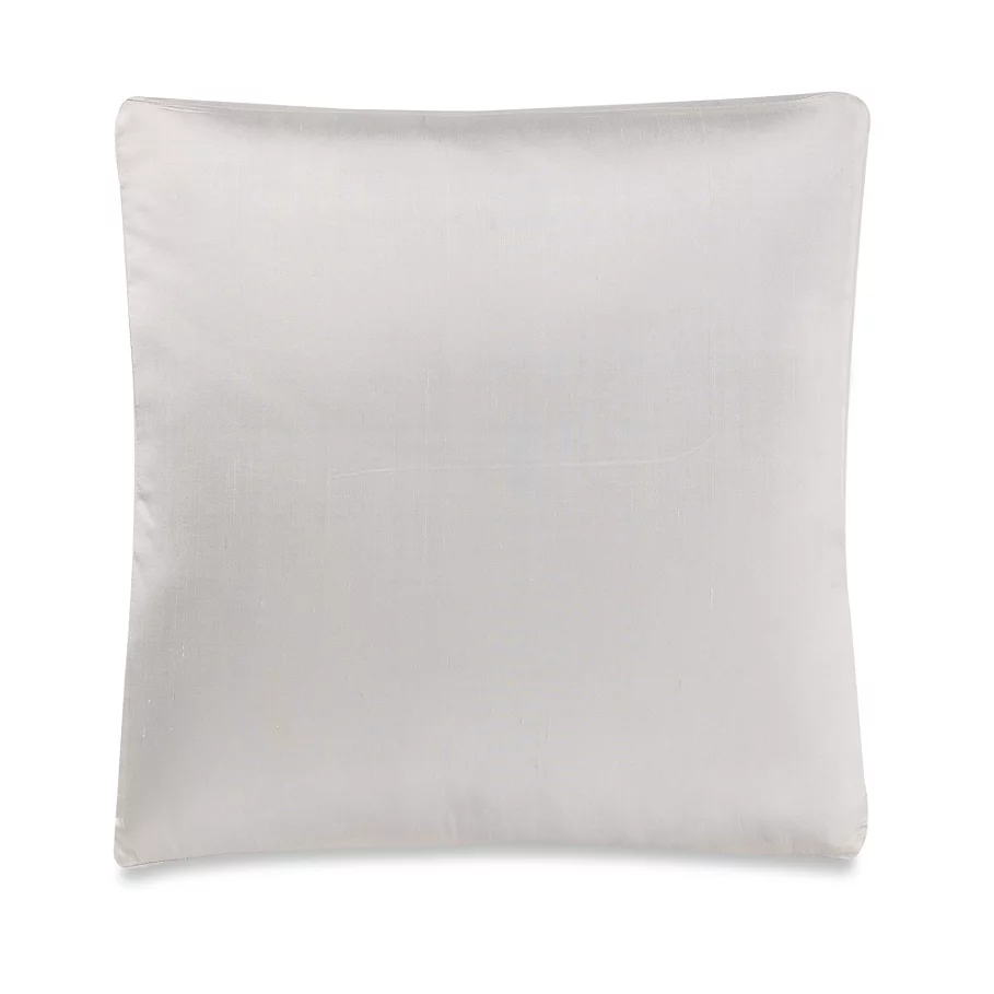  Aura Silk Dupioni Box Square Throw Pillow