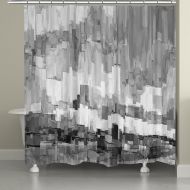 Laural Home Grey Glacier Shower Curtain