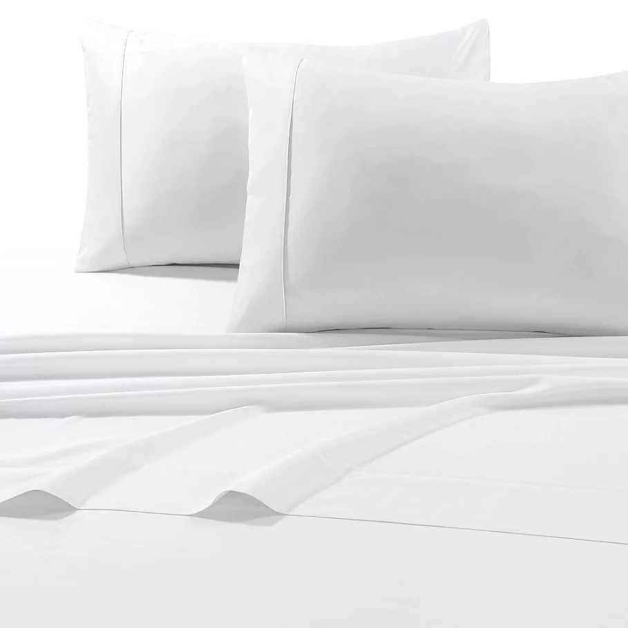 Tribeca Living 600-Thread-Count Cotton Pillowcases (Set of 2)