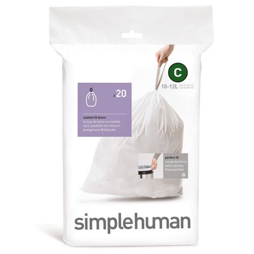 심플휴먼 Simplehuman simplehuman Code C 10-12-Liter Custom Fit Liners