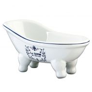 Kingston Brass Aqua Eden Le Savon 6-Inch Mini Bathtub Soap Dish in White
