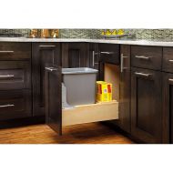 Rev-A-Shelf Wood Pull-Out Bottom Waste Containers in Natural