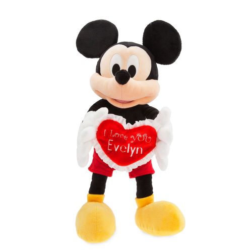 디즈니 Disney Mickey Mouse Message Plush - Medium - I Love You - Personalizable