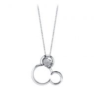 Disney Mickey Mouse Icon Diamond Necklace