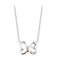 Disney Minnie Mouse He Loves Me Bow Necklace