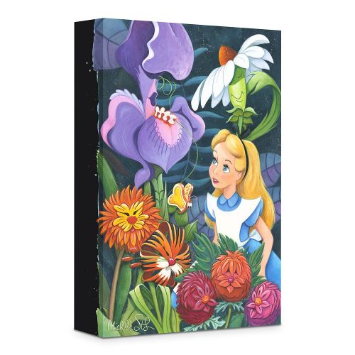 디즈니 Disney A Conversation with Flowers Gicle on Canvas by Michelle St.Laurent