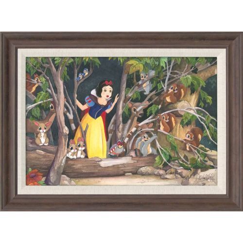 디즈니 Disney Snow White Snow Whites Discovery Giclee by Michelle St.Laurent