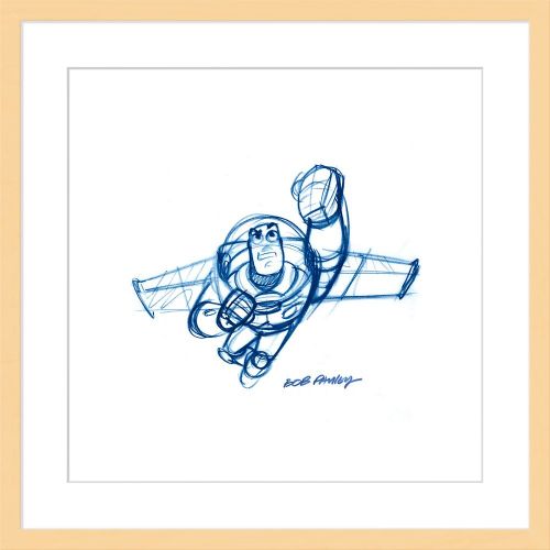 디즈니 Disney Buzz Lightyear Buzz Framed Gicle on Paper by Bob Pauley - Limited Edition
