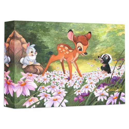 디즈니 Disney Bambi The Joy a Flower Brings Giclee on Canvas by Michelle St. Laurent