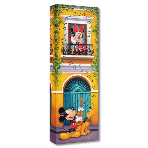 디즈니 Disney Mickey Mouse and Friends Balcony Serenade Gicle on Canvas by Tim Rogerson