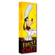 Disney Goofy Dont Trust a Skinny Chef Giclee on Canvas by Tim Rogerson