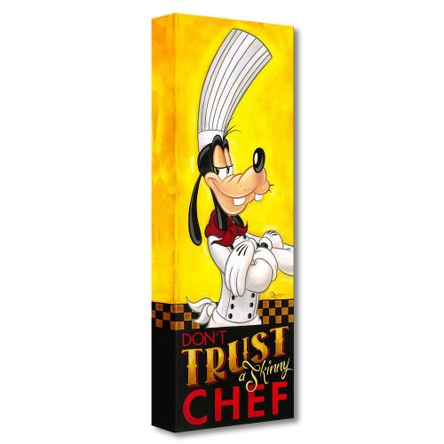 디즈니 Disney Goofy Dont Trust a Skinny Chef Giclee on Canvas by Tim Rogerson